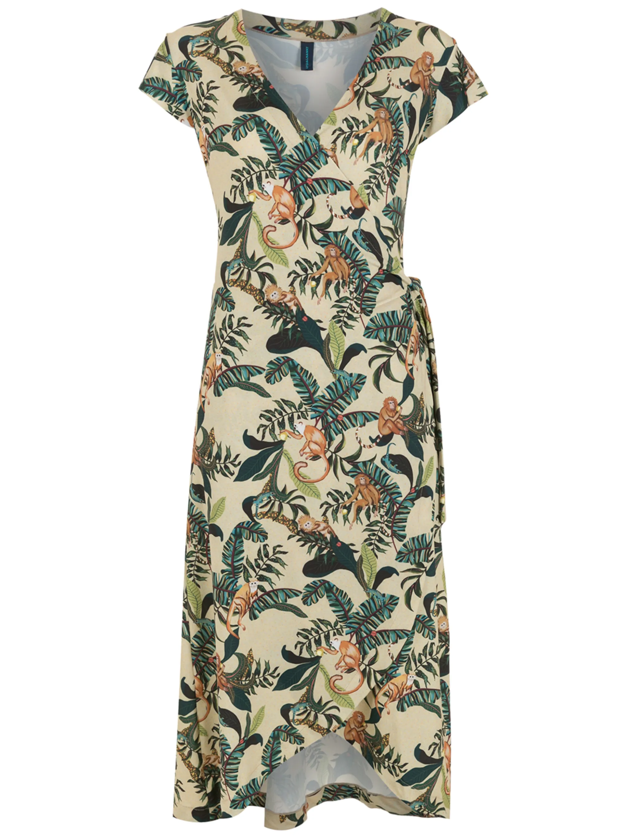 

Платье Falcão с запахом и принтом Lygia & Nanny, нейтральный