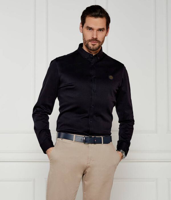 

Рубашка b_motion_l Regular fit Boss Green, синий