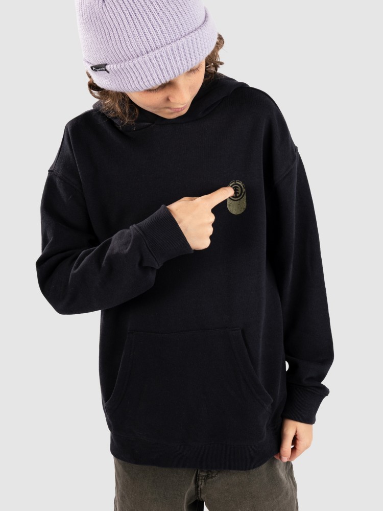 Толстовка Element Ambition Po Kids Hoodie, flint black — фото 4