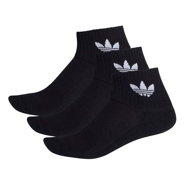 

Носки adidas Mid-Cut Crew Socks 3 Pairs - Black, черный