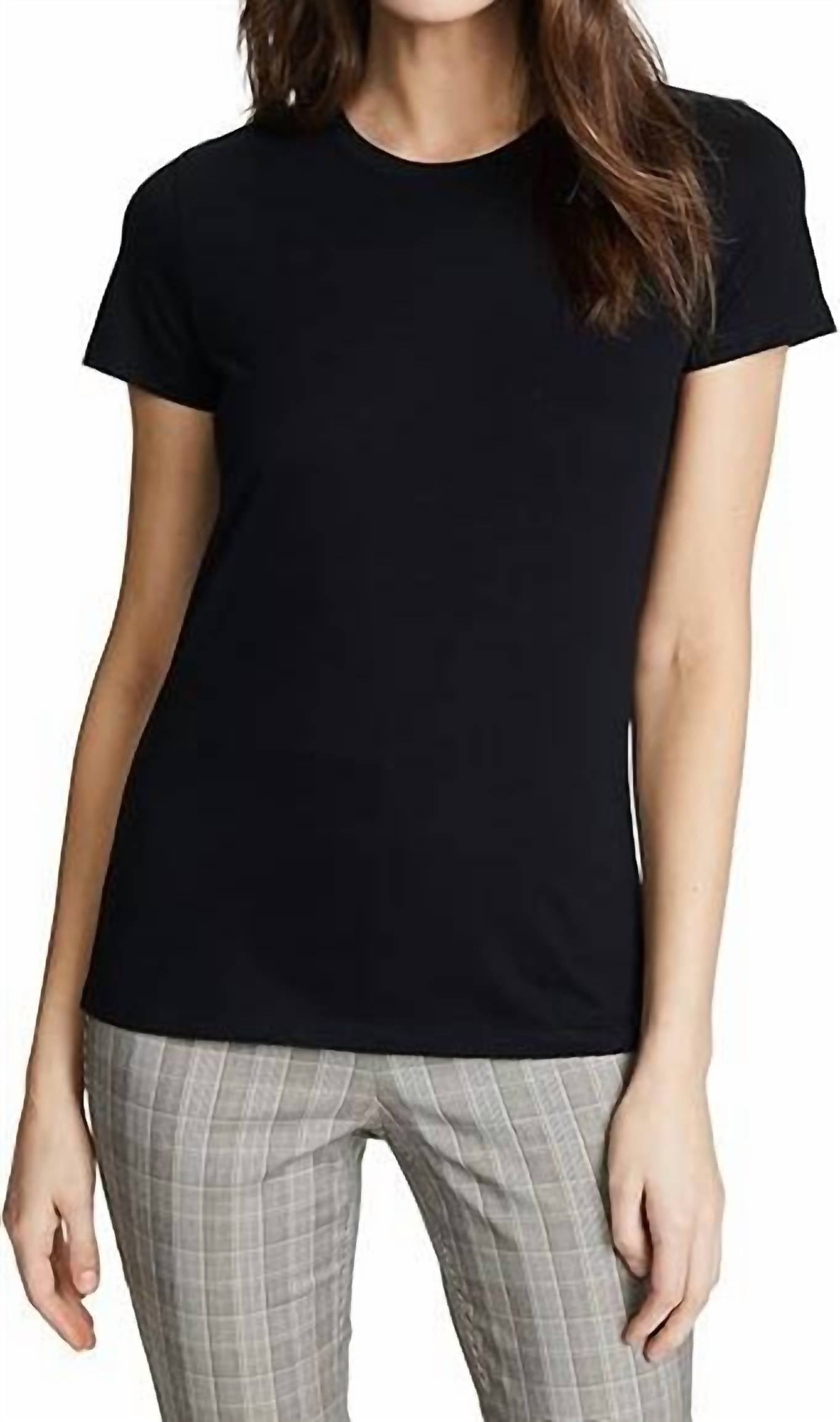 

Футболка с круглым вырезом в прибрежно-голубом цвете Vince