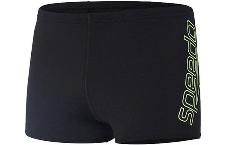 

Speedo Плавательные шорты мужские, черно-зеленые