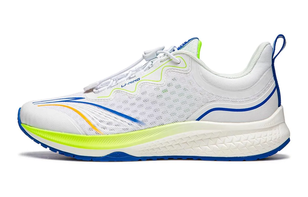 YOUNG Беговые кроссовки Li-Ning YOUNG Light Leap 1.0 Low top для детей бело-синие
