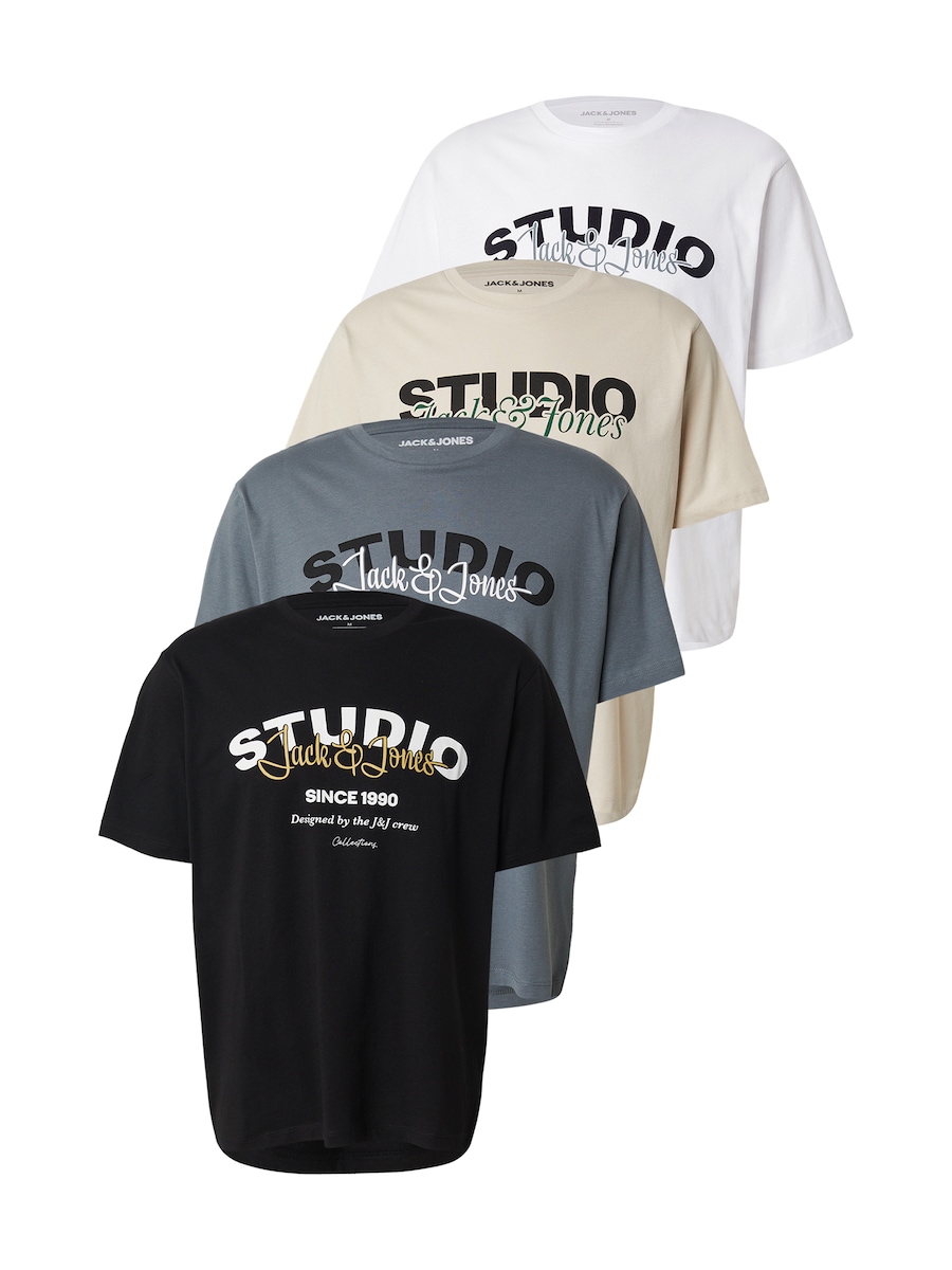 

Рубашка JACK & JONES JJYUKI, бежевый/серый/черный/белый