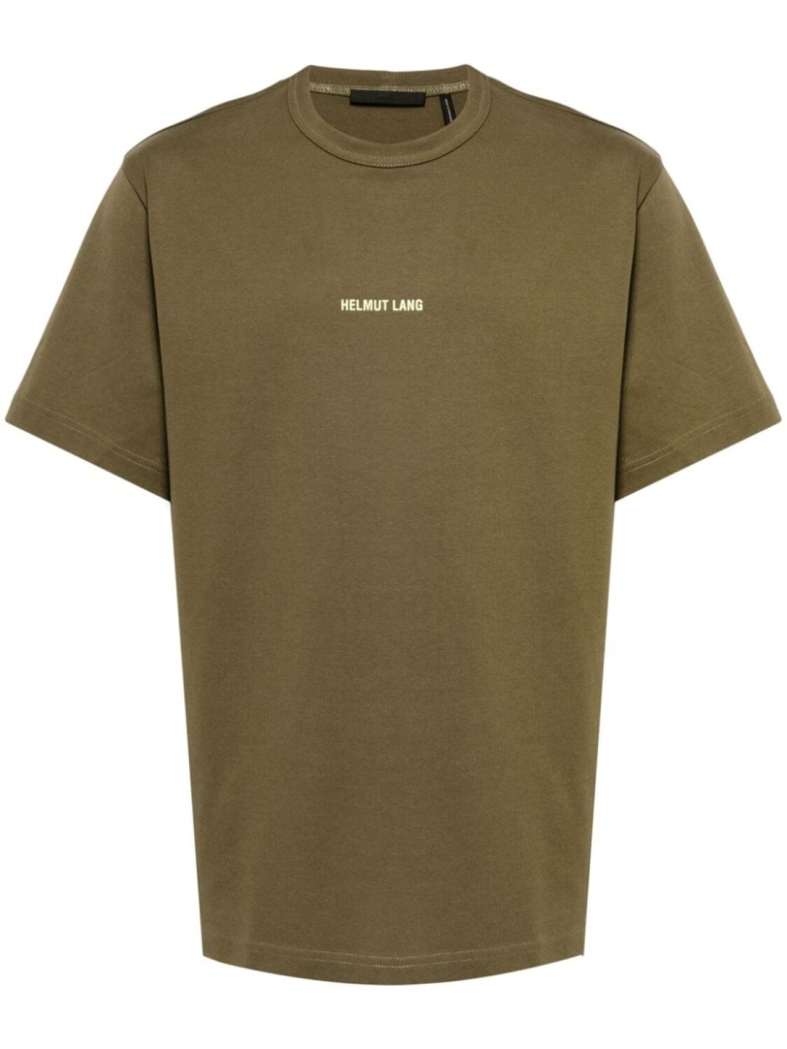 

Helmut Lang футболка с логотипом, зеленый
