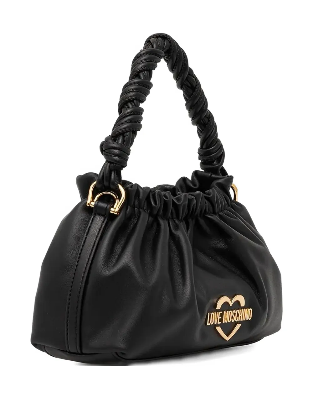 

Сумка-тоут с перекрученной ручкой Love Moschino, черный