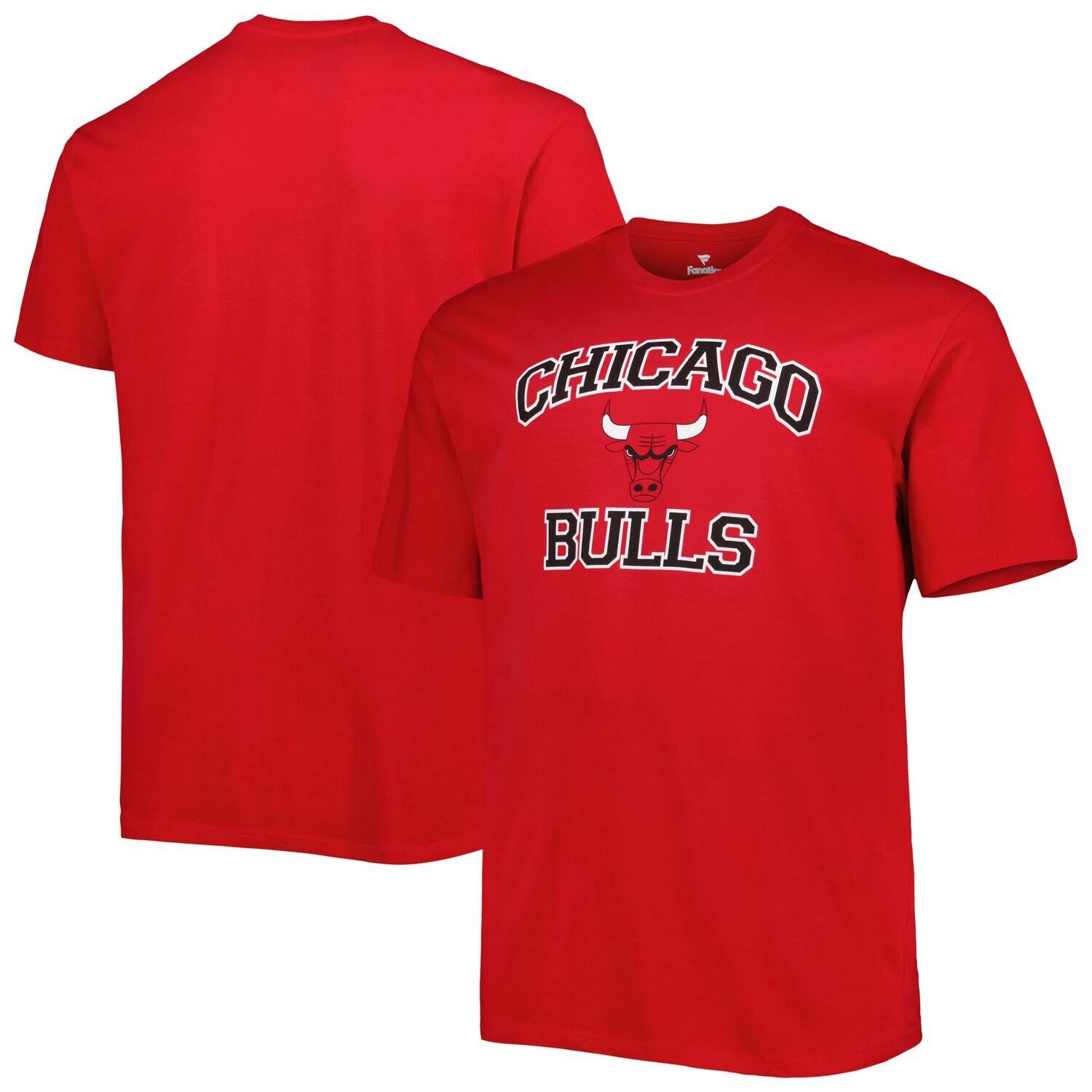 

Мужская красная футболка Chicago Bulls Big & Tall Heart & Soul, Красный, Мужская красная футболка Chicago Bulls Big & Tall Heart & Soul