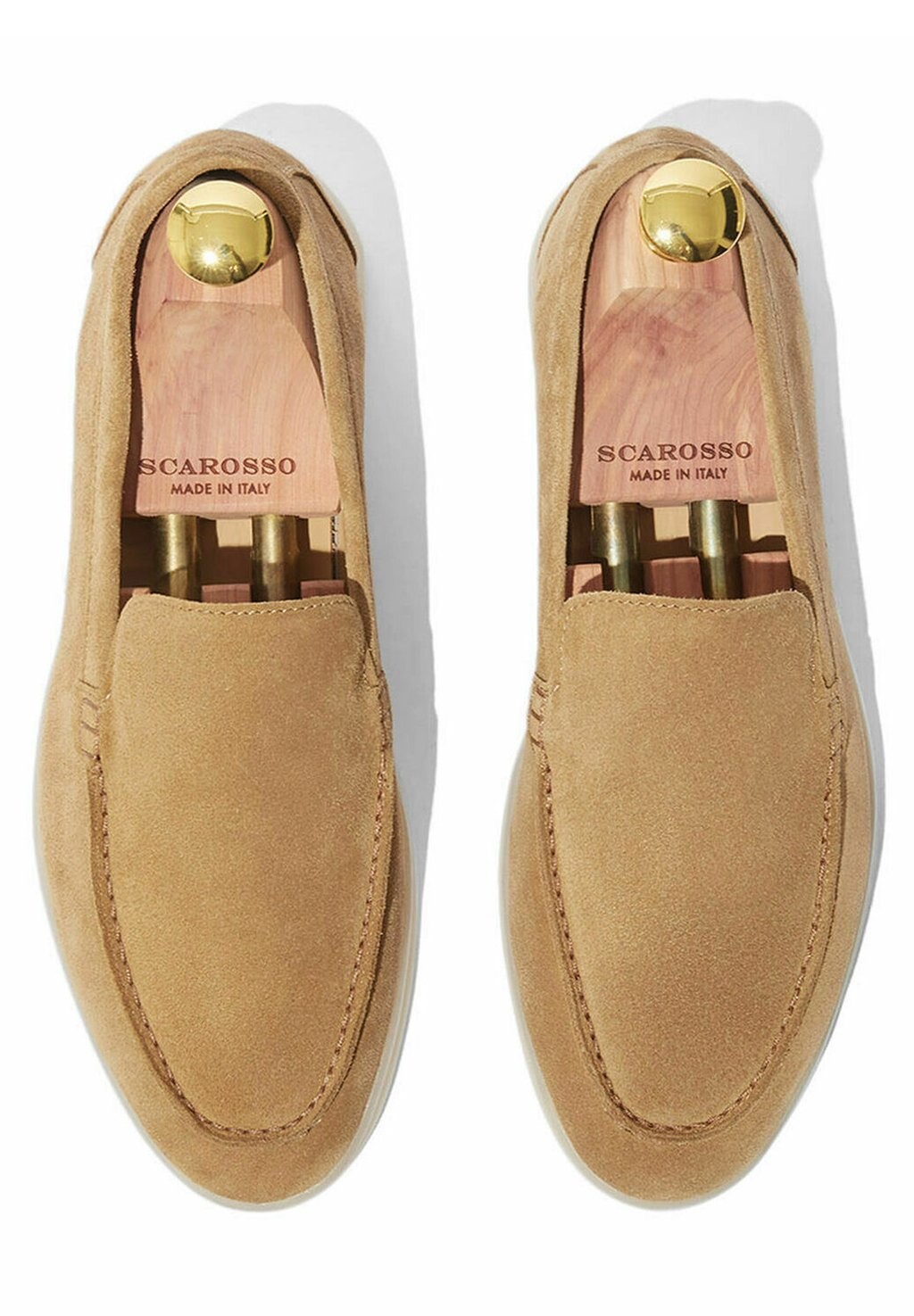 

Слипоны Ludovica Scarosso, цвет beige suede