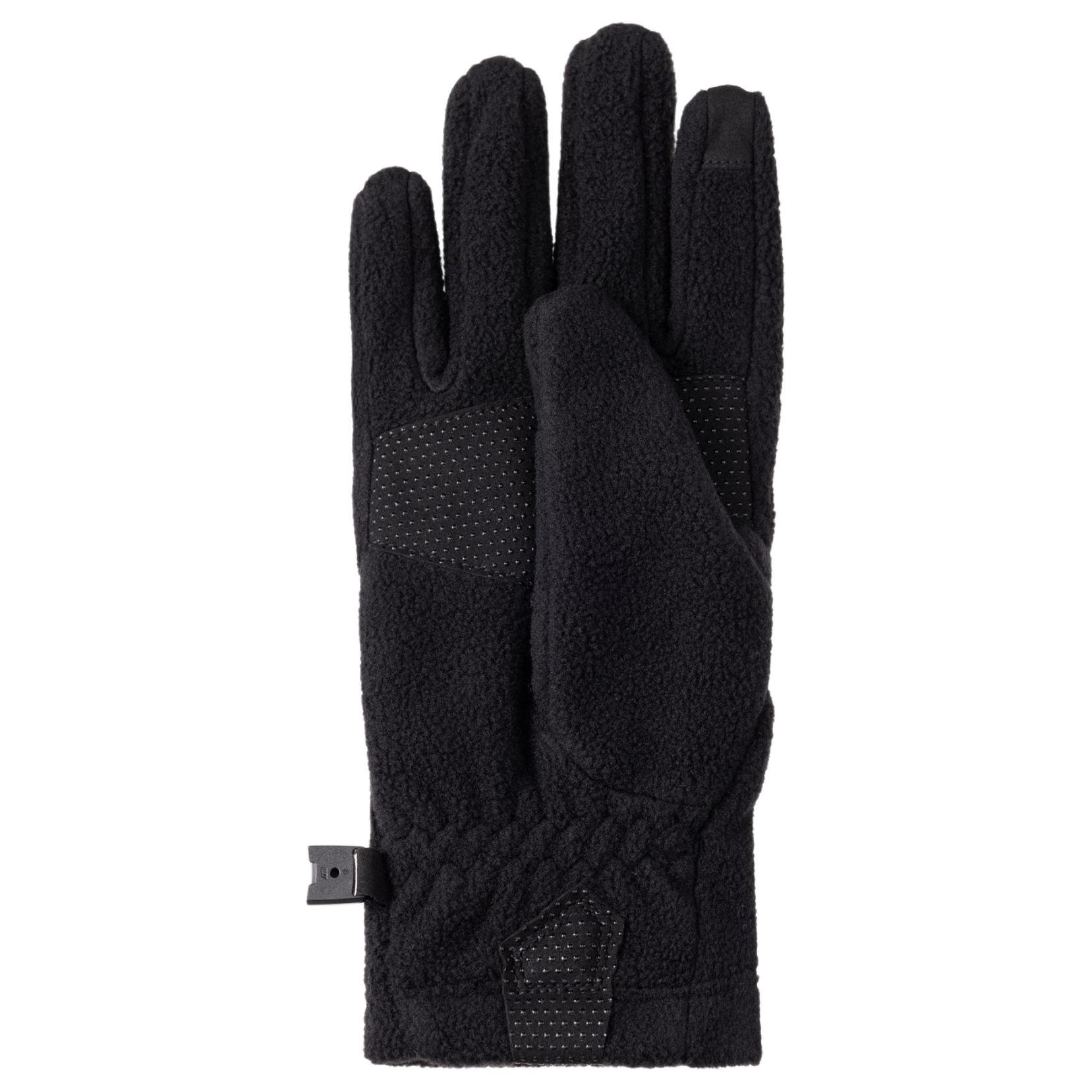 

Синтетические кожаные вязаные перчатки Unisex Black THE NORTH FACE из полиэстера и нейлона