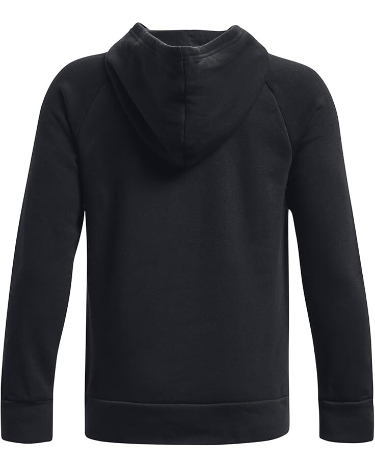 Худи Under Armour Kids Rival Fleece Big Logo Hoodie, цвет Black/White 1 — фото 2