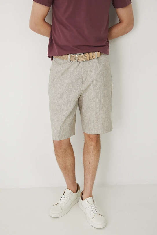 

Шорты с добавлением льна Medicine, коричневый