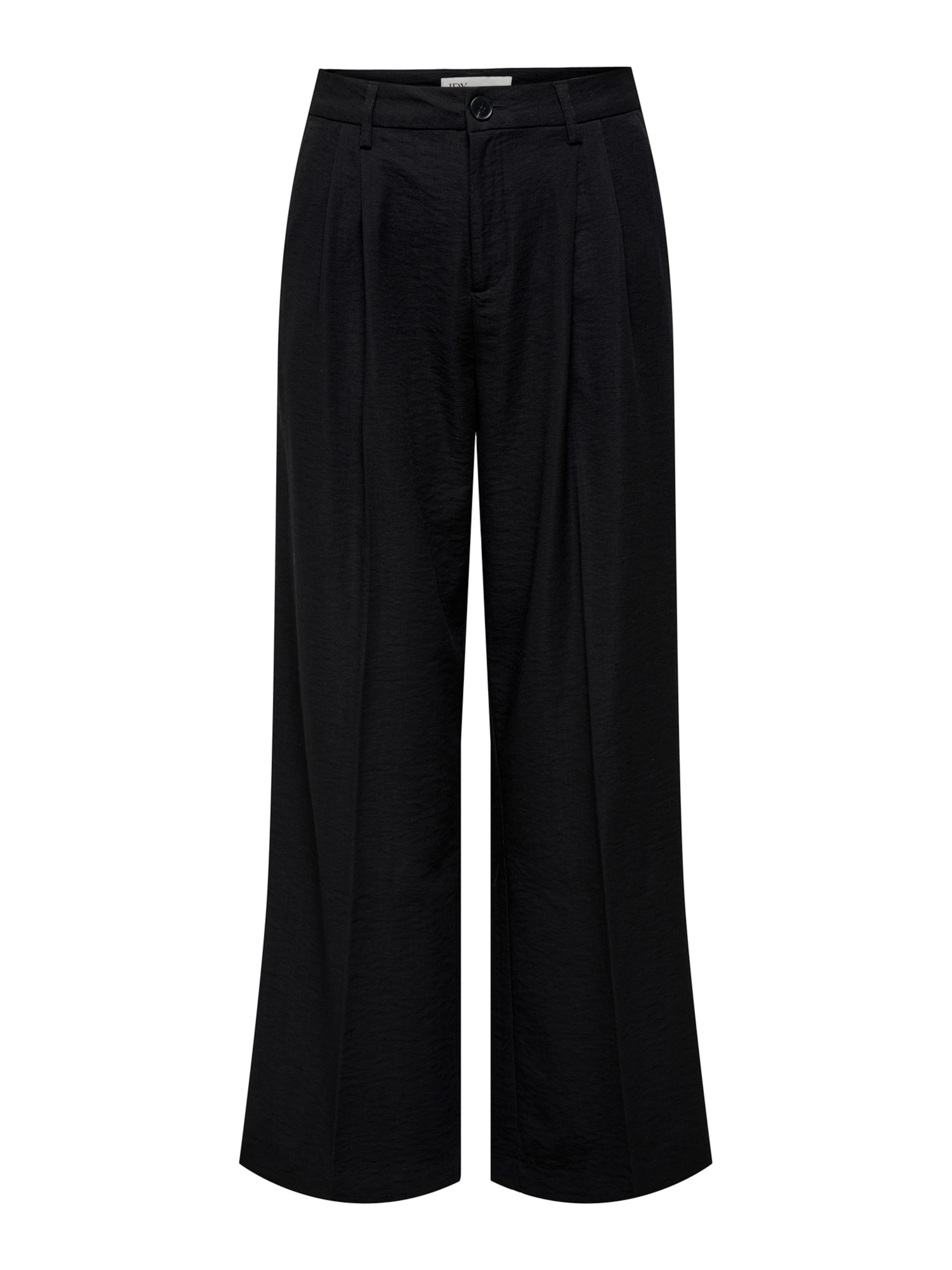 

Широкие брюки со складками спереди 'JDYRiver' в черном цвете