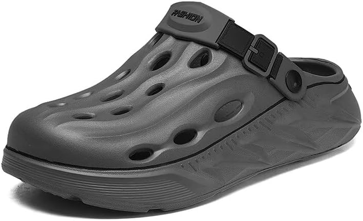 

Мужские модные сандалии с закрытым носком для летней прогулки, пляжа и водных видов спорта Zonkacen, серый