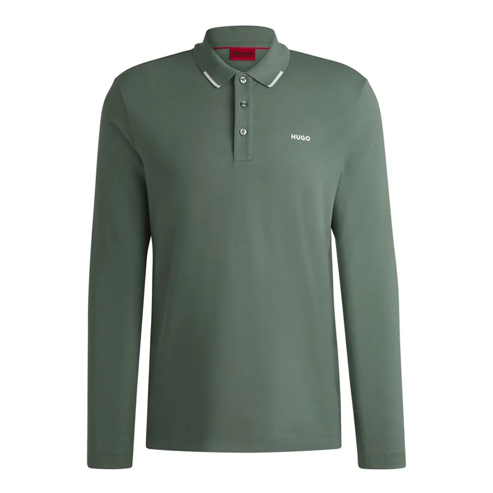 

Поло HUGO Derrikos 10269326 polo, зеленый