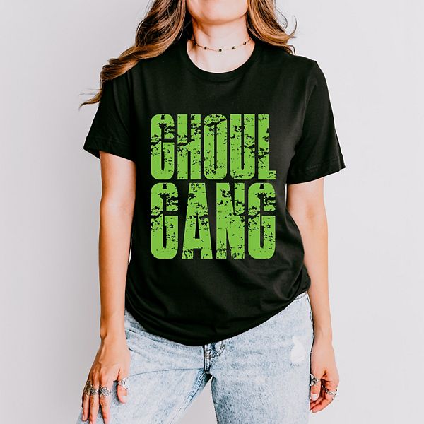 

Футболка с принтом Ghoul gang block distressed Simply Sage Market, Black, Черный, Футболка с принтом Ghoul gang block distressed Simply Sage Market, Black