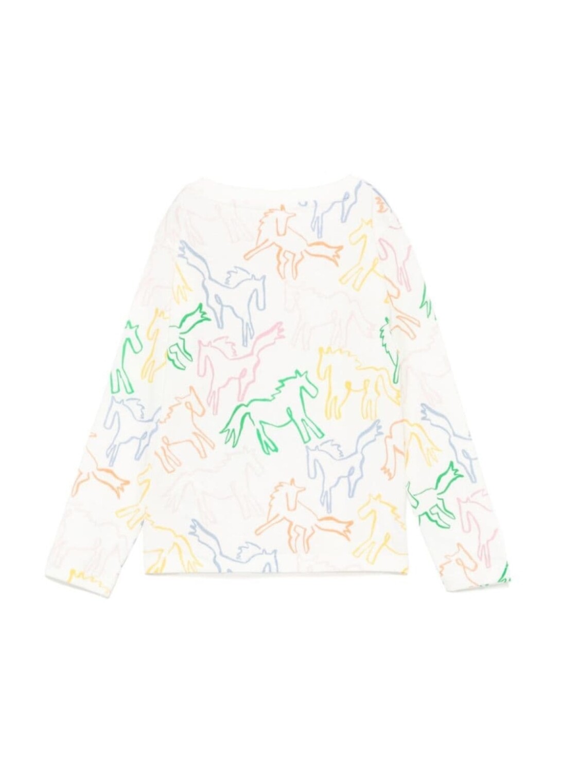 

Stella McCartney Kids футболка с длинными рукавами и принтом, серый