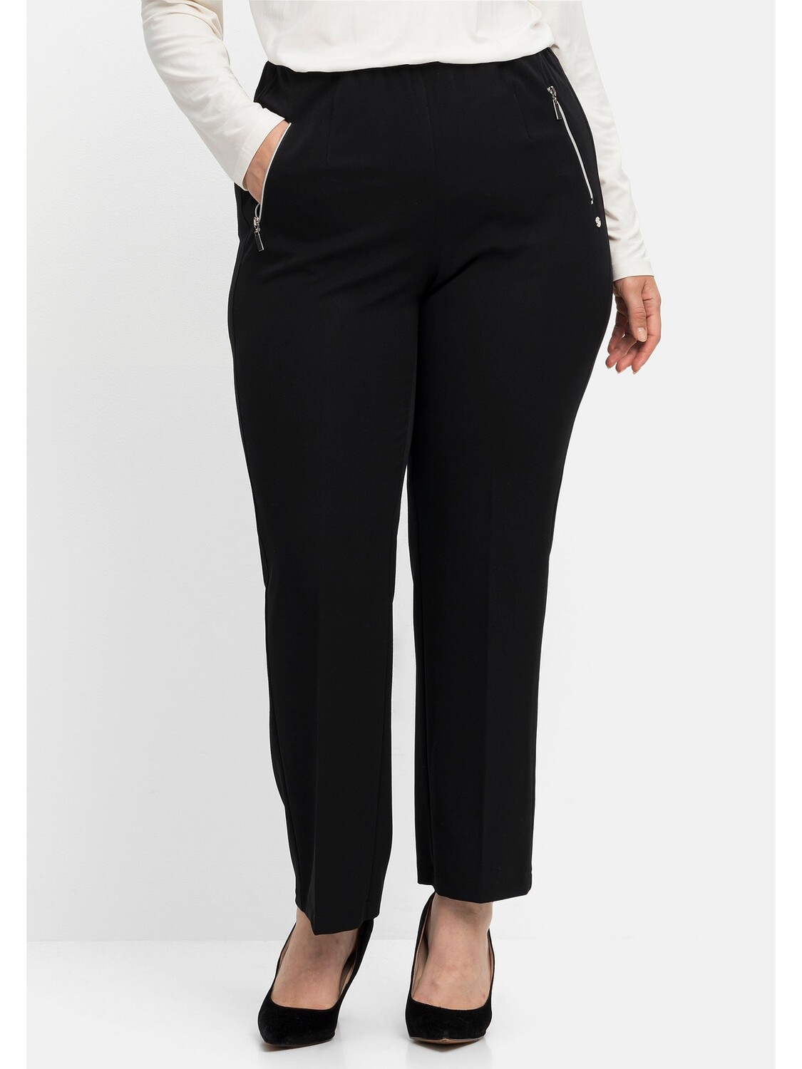 

Брюки sheego Hose, черный