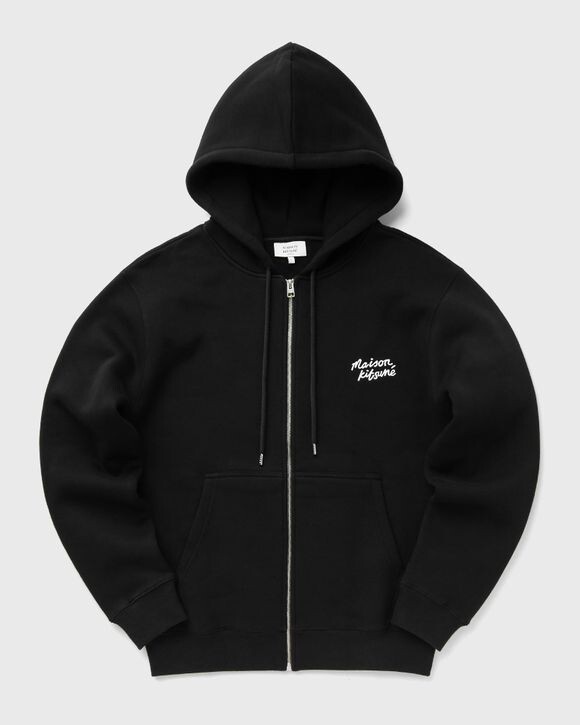 

Толстовка Maison Kitsune Maison Kitsune Handwriting Striped Comfort Sweatshirt, черный/белый