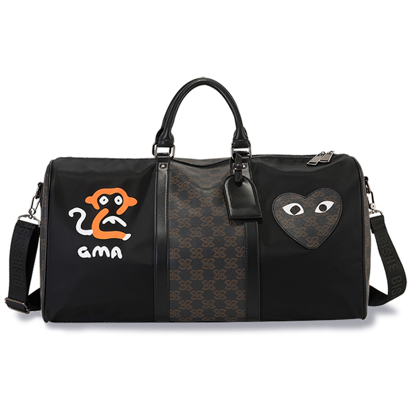 

CLEVER & KETCH Умная дорожная сумка унисекс цвета хаки и черного, Black