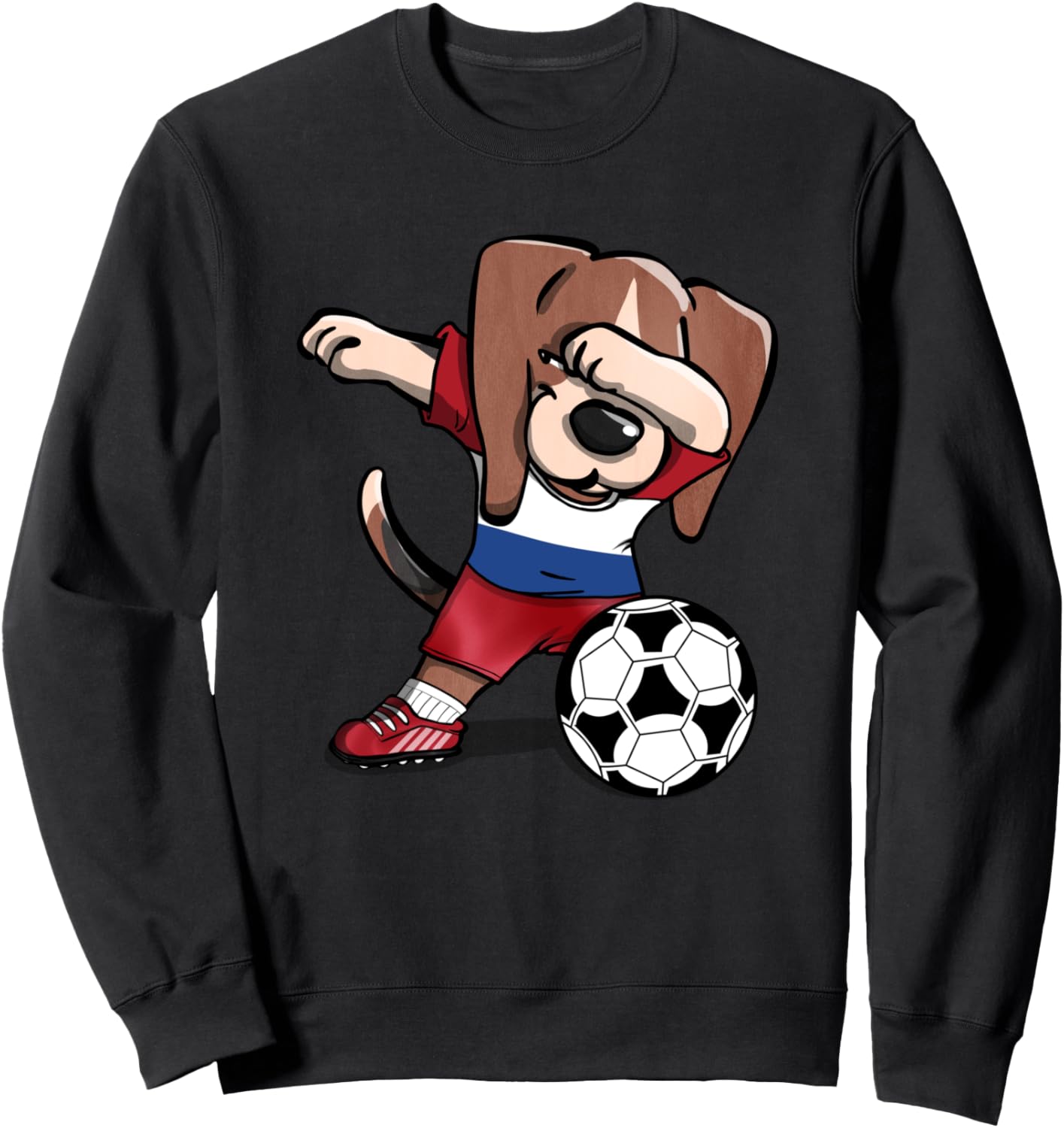 

Забавная толстовка с изображением танцующей собаки породы бигль, голландского футбола и голландского флага, черная Teeisle Netherlands Soccer, Черный, Забавная толстовка с изображением танцующей собаки породы бигль, голландского футбола и голландского фла