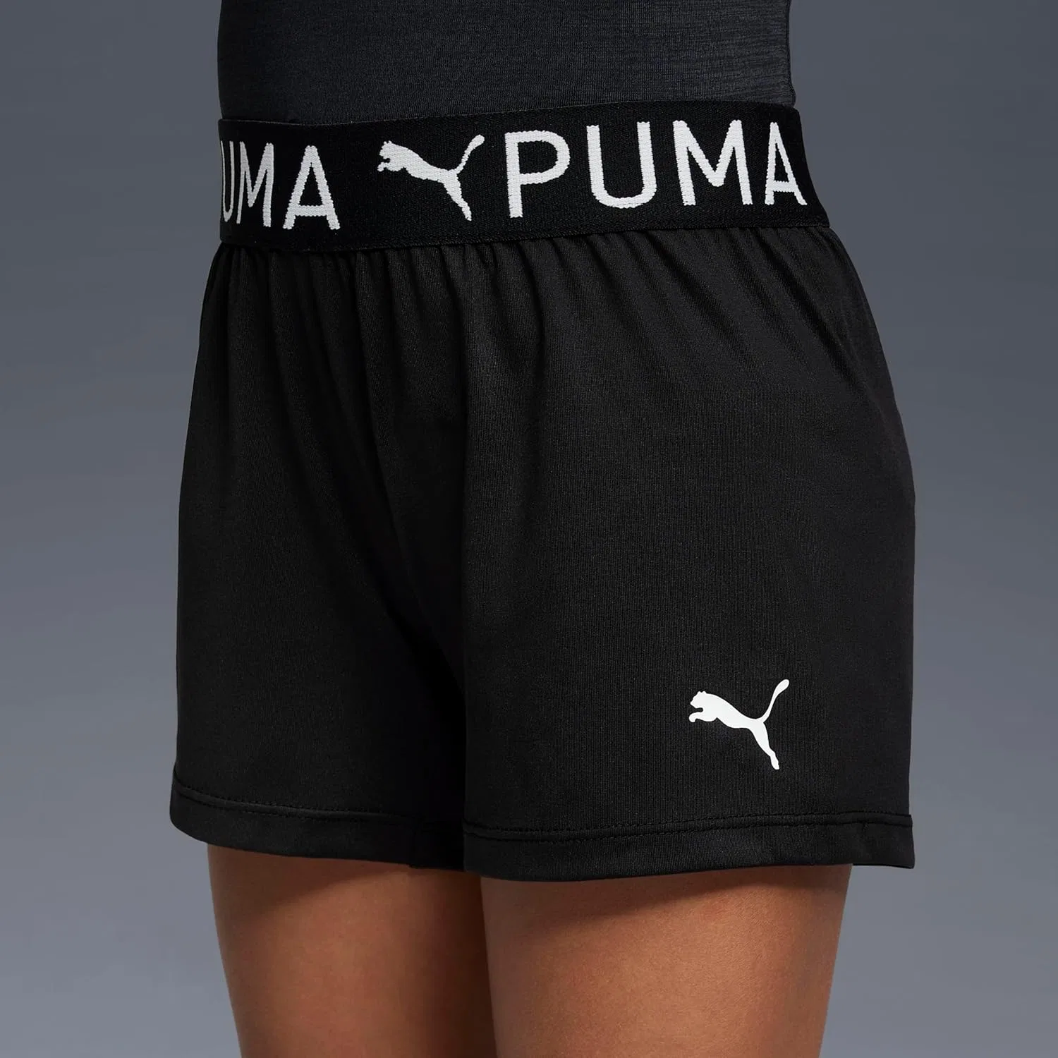 Шорты Puma Girls' Active Essentials Performance Short, черный — фото 3