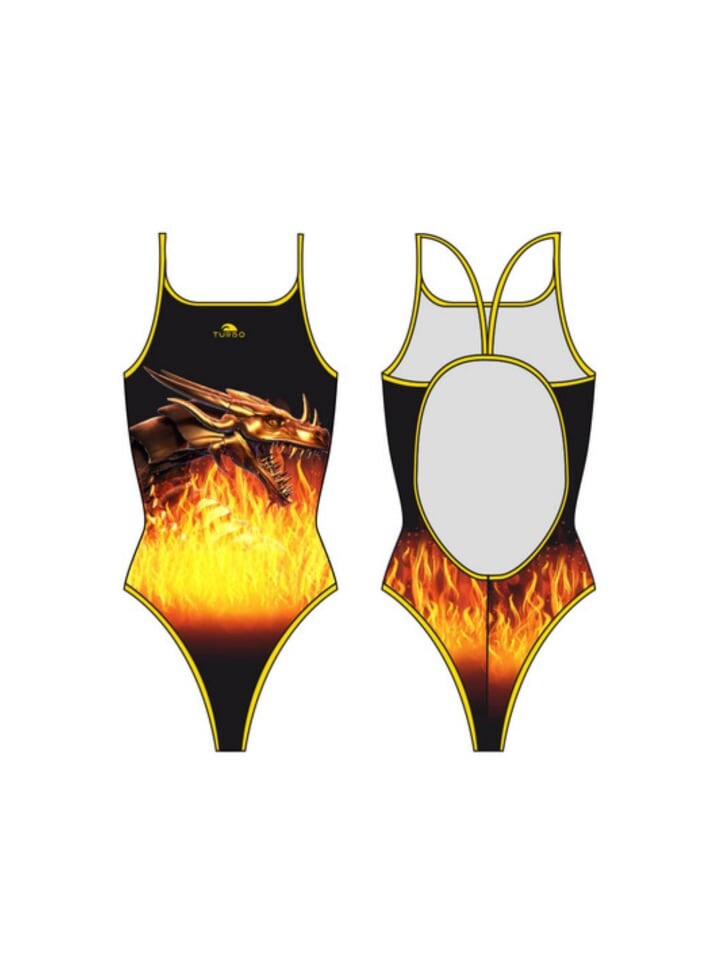 

Купальник Turbo Badeanzug Sport Dragon Fire, черный