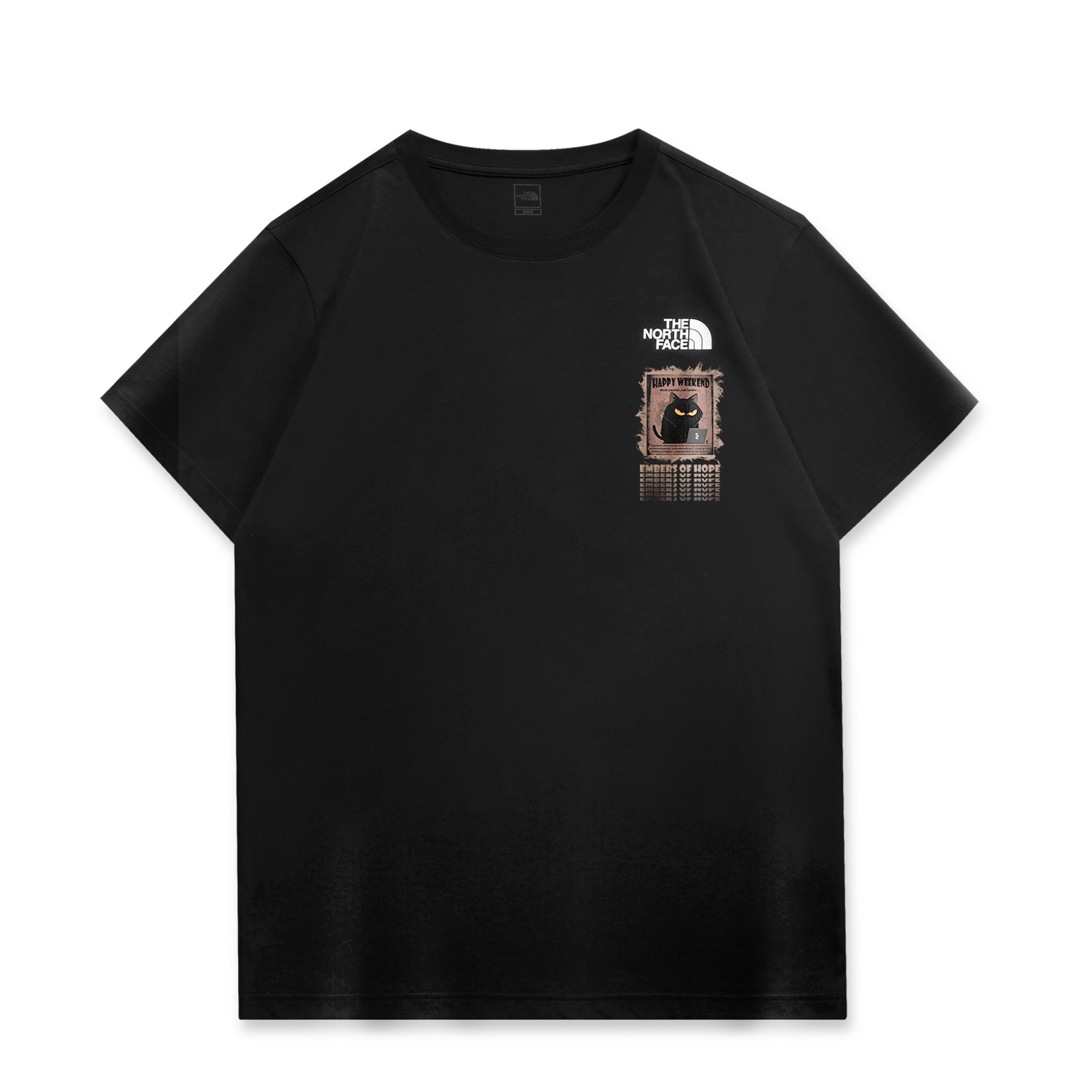 

THE NORTH FACE Футболка унисекс черная, Черный, THE NORTH FACE Футболка унисекс черная