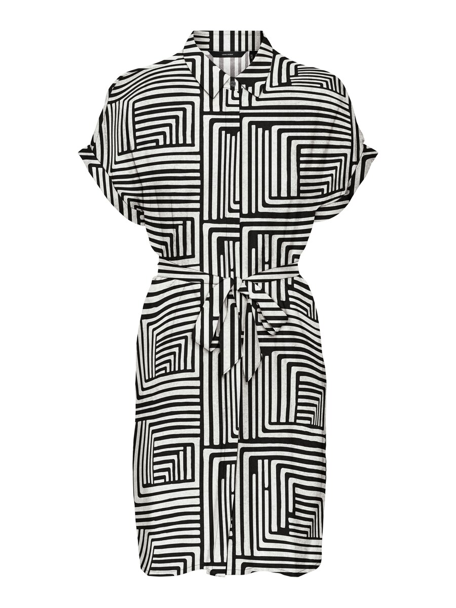 

Платье-рубашка VERO MODA VMEASY JOY, черный/белый