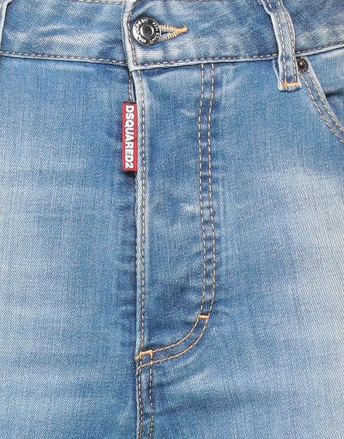 Джинсы Mom Jeans DSQUARED2 Синие — фото 4