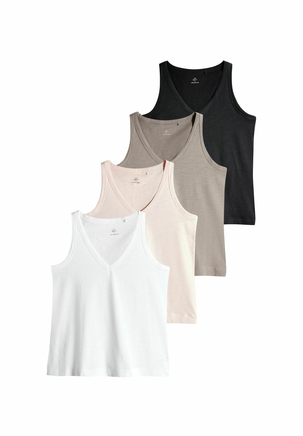 

Топ REGULAR FIT - 4 PACK THE SET, черный