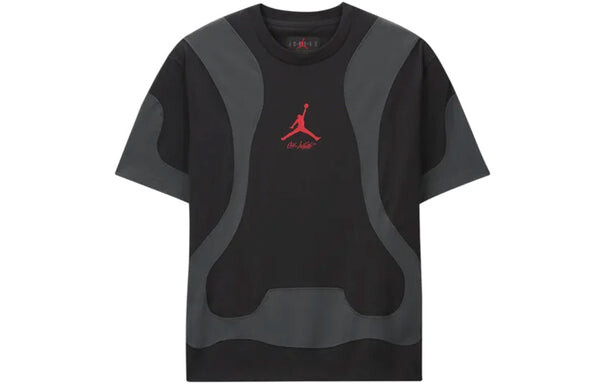 Футболка Air Jordan x OFF-WHITE Crossover Back Large Logo Short Sleeve Asia Edition Black, черный — фото 2