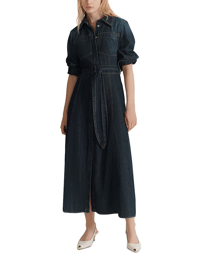 

Спортивное джинсовое платье-рубашка Tartufo Marella, синий