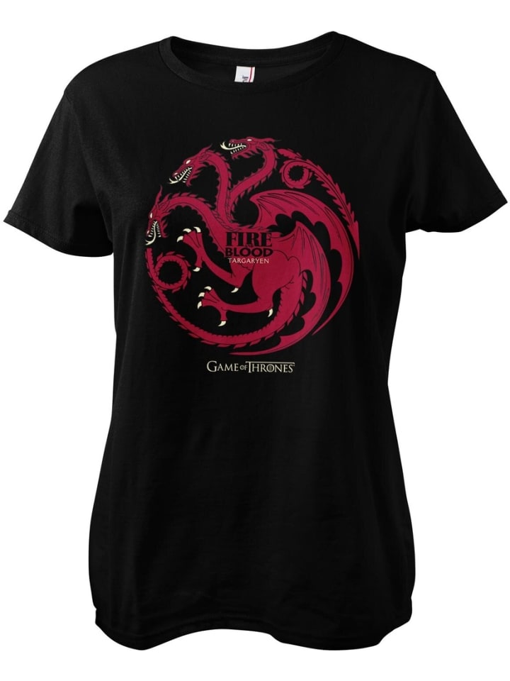 

Футболка TargaryenFire & Blood Girly Tee Game of Thrones, черный