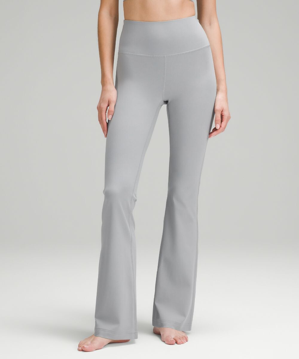 

Расклешенные брюки Groove с очень высокой посадкой Lululemon, серый