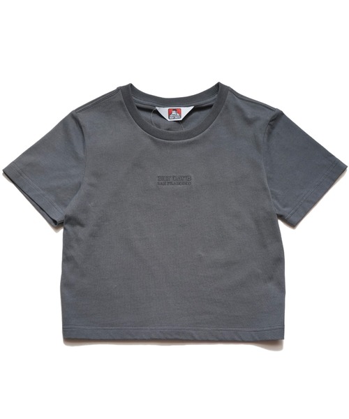 

Женская укороченная футболка, антибактериальная и дезодорирующая BEN DAVIS, угольно-серый