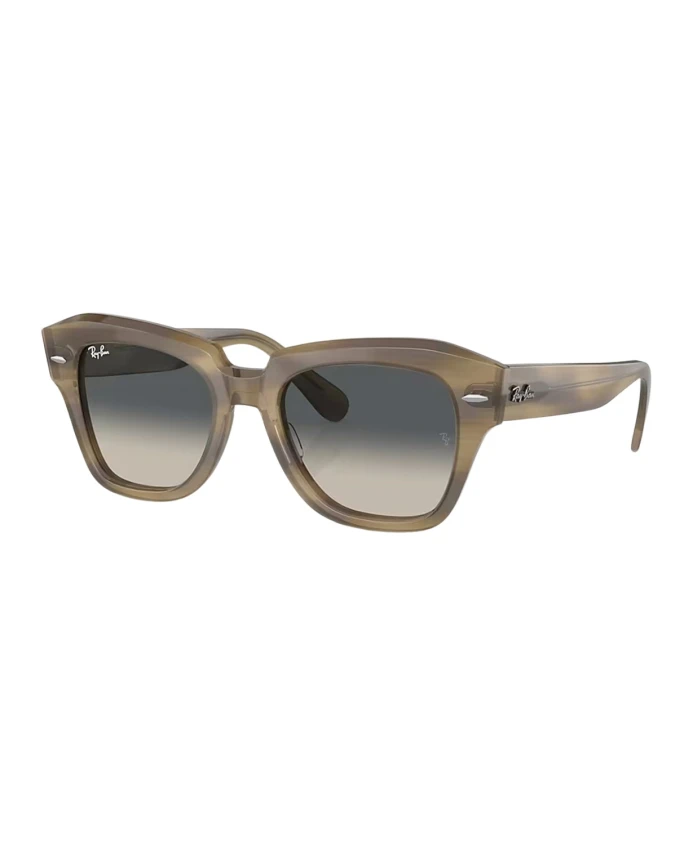 

Квадратные солнцезащитные очки State Street RB2186 Ray-Ban, зеленый