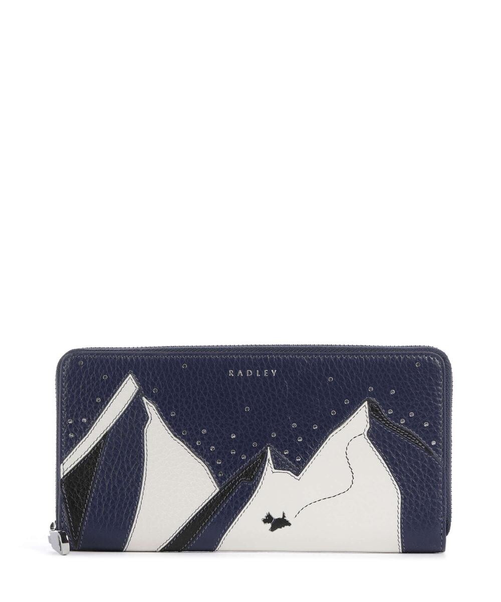 

Кошелек для горных туристов из зернистой яловой кожи Radley London, синий