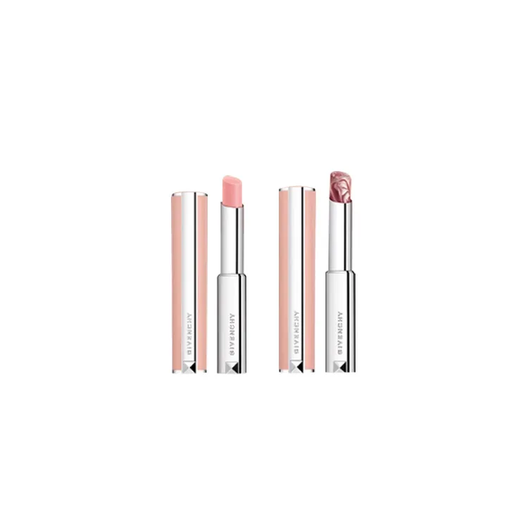 Givenchy Набор премиальных бальзамов для губ Sweet Lip Balm с увлажняющим кремом, легко растушевывается, 2.8г*2, Two-Piece Set: #NO01 Butter Rose 2.8g+#N117 Black Tea Latte 2.8g
