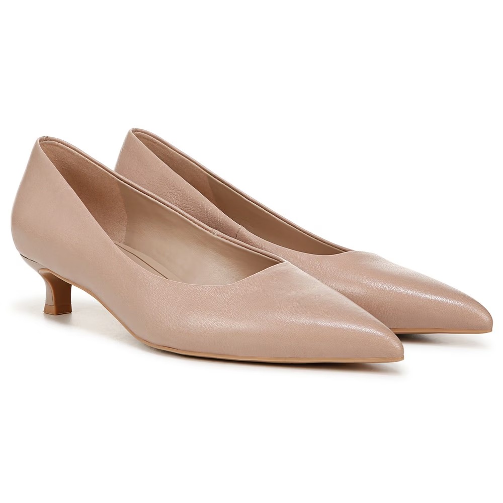 Туфли на каблуке Natalia kitten от Naturalizer, warm taupe tan leather