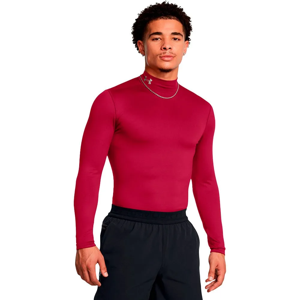 

Футболка Under Armour ColdGear Elite Mock long sleeve, красный