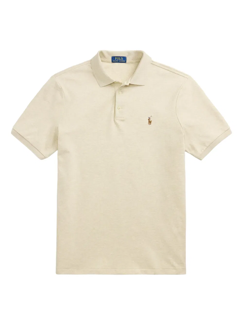 Рубашка поло с вышитым пони Polo Ralph Lauren, нейтральный