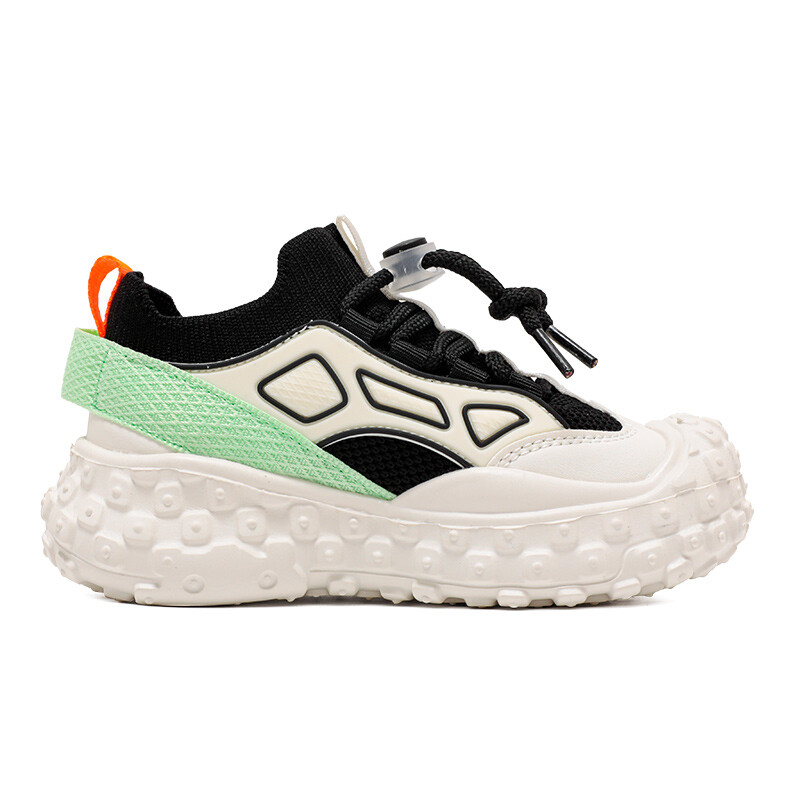 Детская повседневная обувь для детей, кроссовки, кроссовки Bobdog, цвет Black/Beige — фото 3
