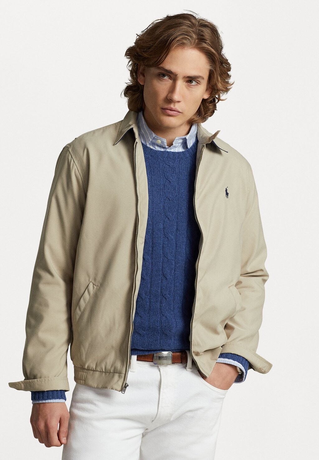 

Ветровка BI-SWING Polo Ralph Lauren, форма цвета хаки