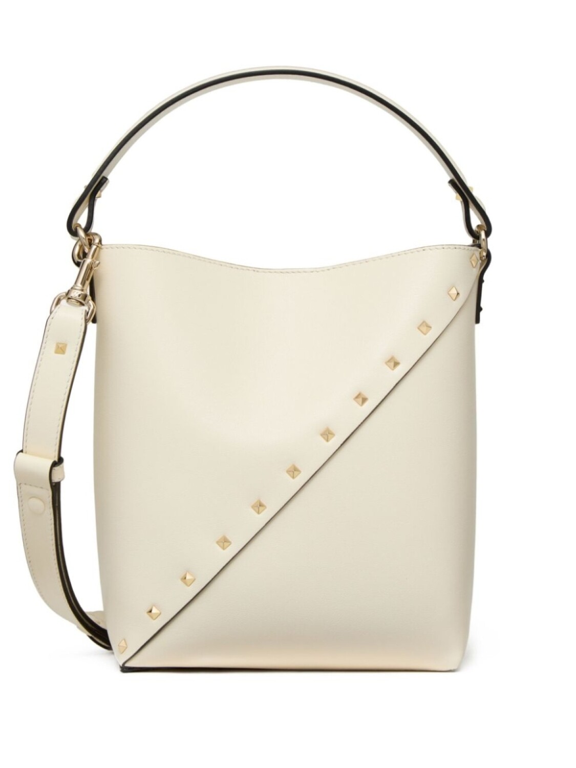 

Сумка-ведро Rockstud Wispy Valentino Garavani, нейтральный цвет