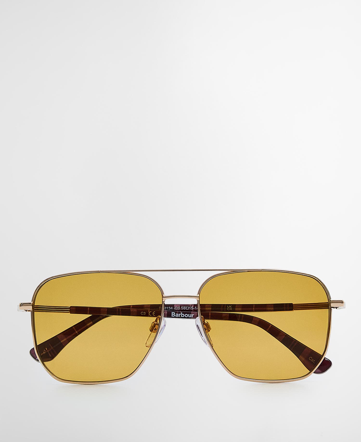 

Солнцезащитные очки Barbour Round Cat Eye, золотой