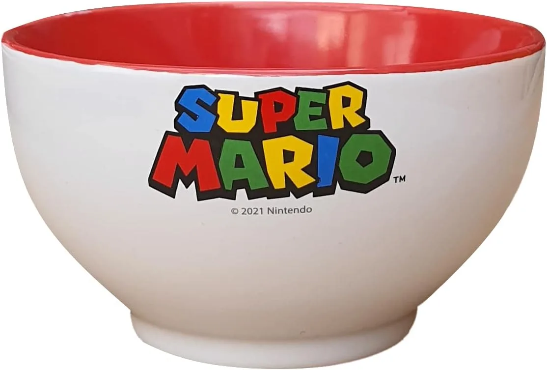 Super Mario STSM386 Большая керамическая миска для завтрака 500 мл STOR S.L.