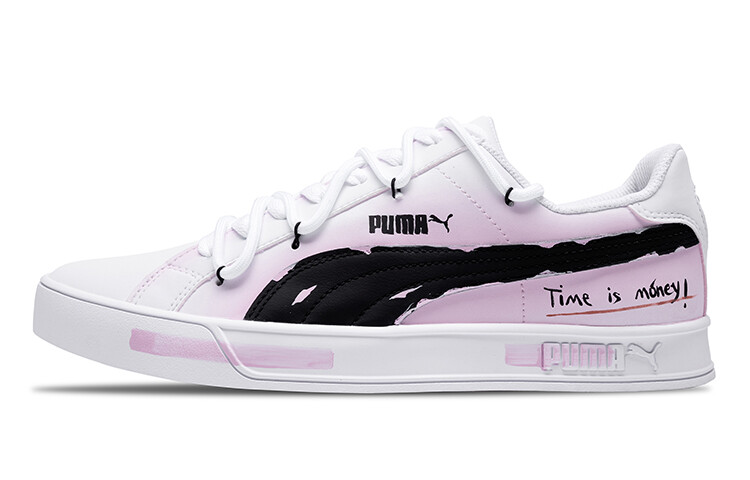 

Кроссовки Puma Smash Vulc Skateboarding Shoes Unisex Low-top Pink/white, розовый