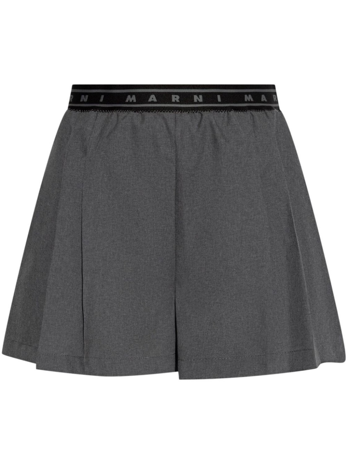 

Плиссированные шорты Marni, серый