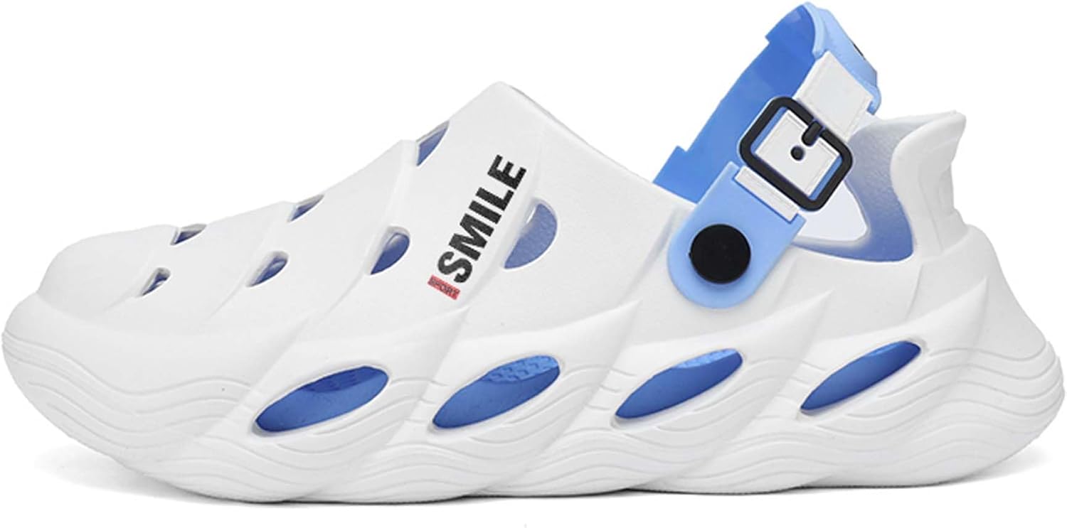 

Мужские модные спортивные простые повседневные водонепроницаемые тапочки с текстурой под питона для кухни Generic, белый