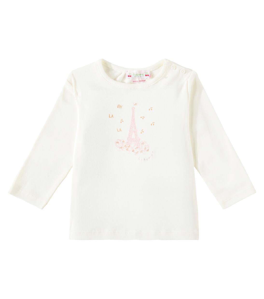 

Футболка из хлопка Baby Tahsina Bonpoint, цвет upb blanc lait